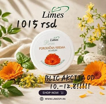 varicose veins krema: Limes Rosa porodična krema za svaki dan - Univerzalna krema za negu — 1