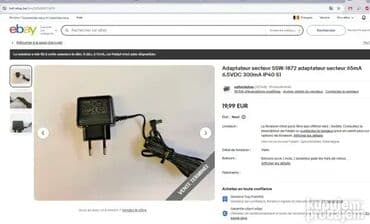 elektricna turpija za bebe: #2164 Adapter Punjač za GIGASET bežični telefon; AC/DC Adapter — 2
