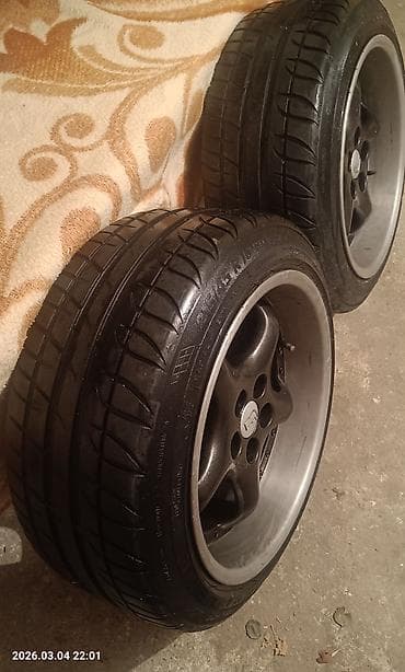 bmw ruma: Set od 4 aluminijumske felne sa gumama - Dizajn: 5 krakova, tamno — 3