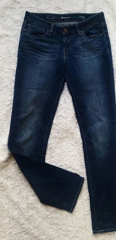 lanene pantalone lidl: Prelepe Levi's L farke sa puno elastina, samo pribane, nove. Struk — 4