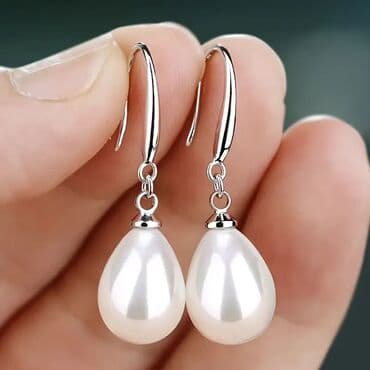 mokasine muske: Hoop earrings, Material: Cubic zirconia — 6