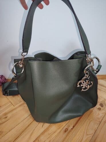 muski duksevi sa kapuljacom: Torba za rame, Guess, Materijal: Veštačka koža — 2