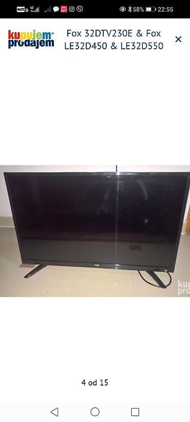 daljinski za tv sharp aquos: Fox 32DTV230E, Fox LE32D450 i Fox LE32D550 – delovi za televizore 32" — 5