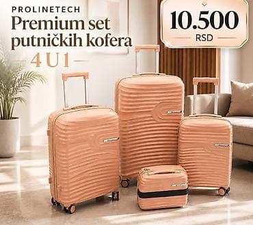 victoria secret parfemi cena: PROLINETECH – Premium set putničkih kofera 4 u 1 Elegantni set kofera — 1