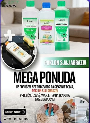 zavese za terase: Set za čišćenje doma Limes – Selekta Sadrži: - Limes Selekta sredstvo — 1