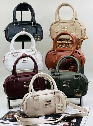 smaragdno zelena torbica: Elegantna torbica, Miu Miu — 2
