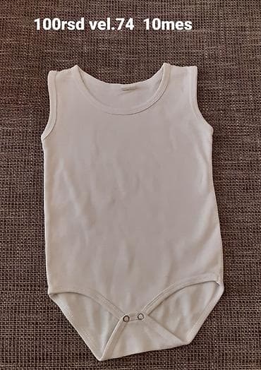 carape sa gumom za bebe: Bebi bodić bez rukava – Camtaz Baby - Veličina: 74 (oko 10 meseci) - — 1