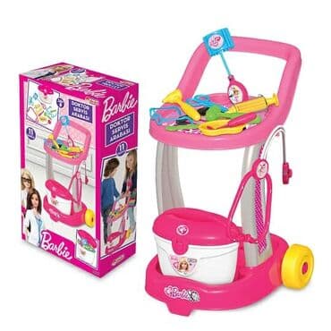 Igračke: Barbie doktorski set na kolicima – kolica sa setom medicinskih