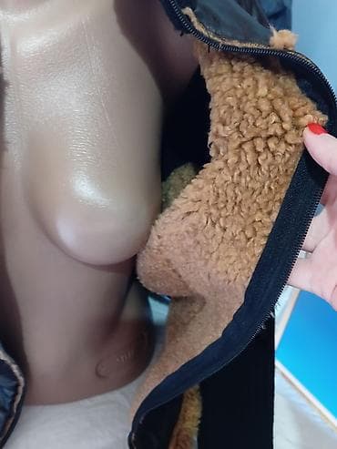 farmerice s: Ženska zimska jakna/dukserica hibrid - Prednji i zadnji paneli od — 2