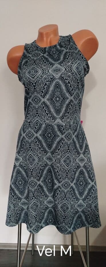 c a haljine 2022: H&M M (EU 38), color - Multicolored, Without sleeves — 1