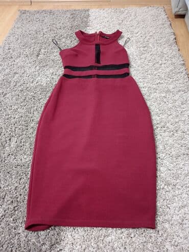 Tandem M, color - Burgundy, Oversize, With the straps