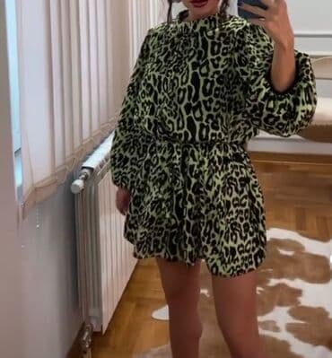 dugacke haljine svecane: M (EU 38), color - Green, Long sleeves — 4