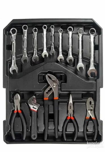 kljuc za bojler: Set Alata u koferu BLACK 419 Model 18600   Aluminijski kofer — 3