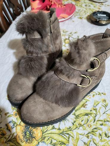 kengurovo blago platforma: Čizme, 37, bоја - Siva — 1