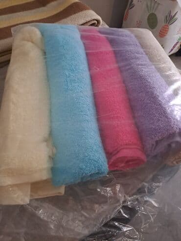 aluminijumska vrata za kupatilo: Set peškira, Jednobojni, bоја - Šareno — 4