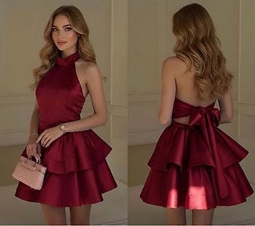 Elegantna koktel haljina sa otvorenim leđima i velikom mašnom 3300 din na lalafo.rs Elegantna koktel haljina sa otvorenim leđima i velikom mašnom 3300 din