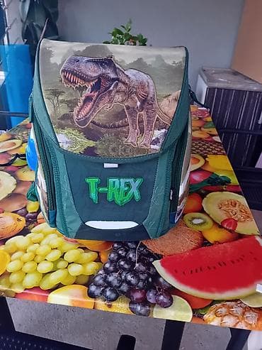 benetton deca: Školska anatomska torba – T-REX motiv - Tvrda školjka/struktura sa — 1
