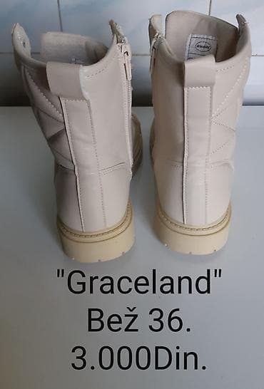 gucci papuce zenske: Nove Graceland ženske čizme, broj 36 - Boja: Bež - Model: gležnjače — 5