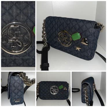 smaragdno zelena torbica: Torba za rame, Guess — 2