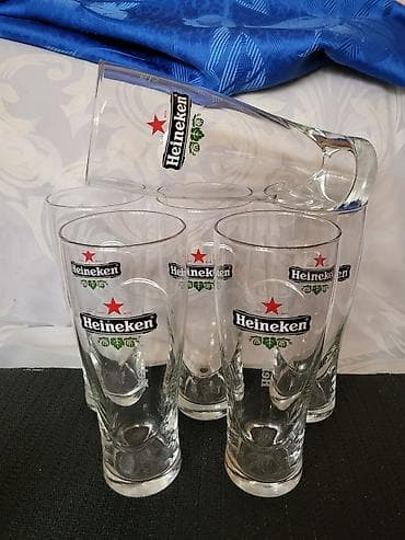 stopsol staklo braon: Case nove,vintaz Heineken za pivo 0,350 L . Case sve na njima odsjaj — 3