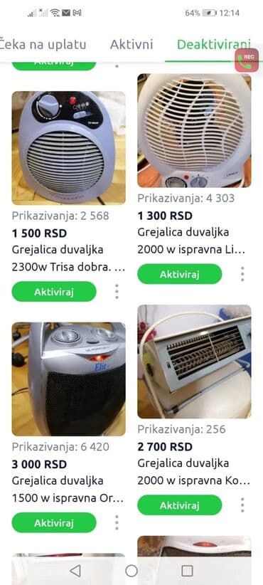 masazer i grejac za noge: Električne grejalice i panelni radijatori – više modela i snaga - — 5