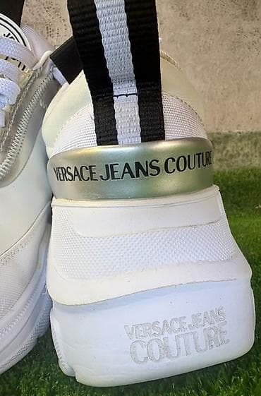 amq patike: Versace Jeans Couture muške patike – bele chunky/sneakers siluete - — 8