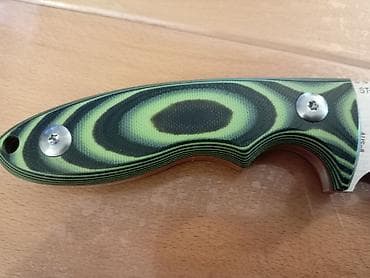 ski odela za decu: Fiksni nož - Oštrica: široka drop-point forma sa sekundarnim usekom — 7