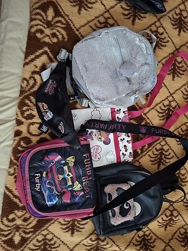 opposite srebrne sandale: Set torbica i rančeva za decu/teen, razni modeli: - Srebrni mini — 3