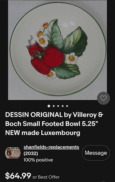 video igrice iz 80 tih: Servis Vukkeroy i Boch,Dessing Original iz 70,80ih.godina. Sve o — 4