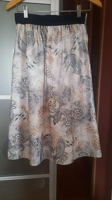 suknja sa tilom: M, Maksi, bоја - Siva — 7