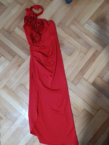 haljine c a: S (EU 36), color - Red, Evening, With the straps — 3