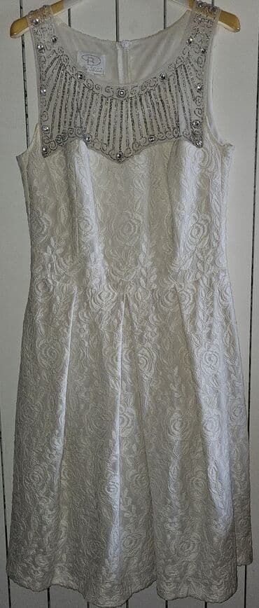 h m haljine za devojcice: M (EU 38), color - White, Evening, Other sleeves — 1