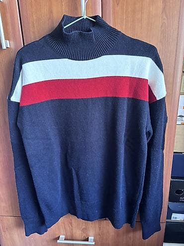 tommy cizme: Džemper Tommy Hilfiger, veličina M. Model sa polurolkom (rebrasti — 1