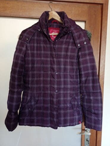 zenske jakne zimske: M, Karirani, Sa postavom, Perje — 2