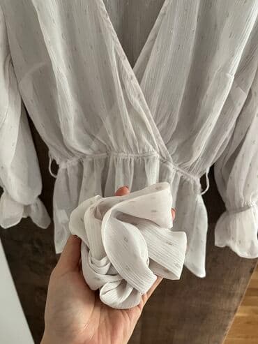 letnje tunike: Bluza, jednom nošena. Jako prijatan materijal, providna je, dolazi uz — 2
