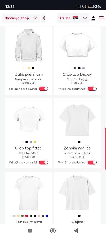 feedback trenerke muske: Kolekcija osnovnih tekstilnih proizvoda za personalizaciju i — 4