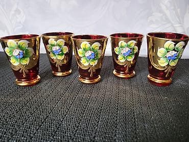 starinski listići: Casice Bohemija rucni rad 1950 do 1970 god.za zestoko pice. Casice — 5