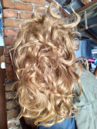 Sweatpants: Prodajem periku prirodna kosasvetlo - braon bojadugačkatežina — 5