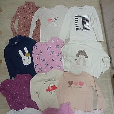 roze nike patike: Paket dečije garderobe za devojčicu – majice/duks/pulover + — 3