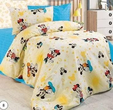 Fa, Dečija posteljina sa motivima Minnie i Mickey Mouse, izrađena od