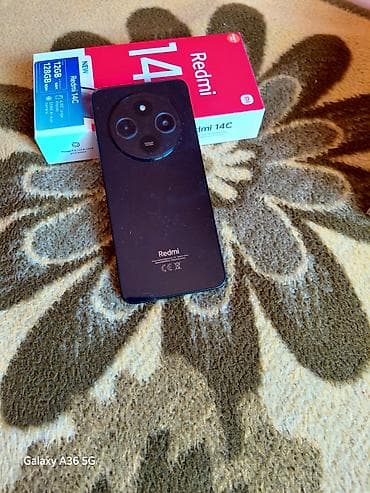 hagi vagi 1: Redmi 14c 6/128GB batetija6000amh. batetija drzi dan ipo uz njega ide — 7