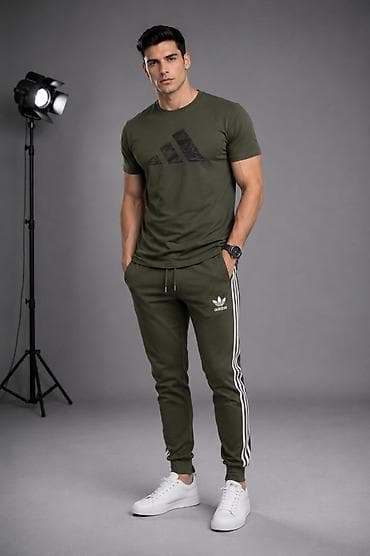 Trenerke: Adidas muški komplet majica i donji deo trenerke NOVO Novo Majica — 5
