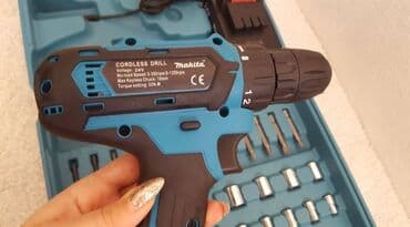 kutija za alat imt: Makita aku srafilica/busilica 24V+pribor+2 baterije Napon baterije – — 5