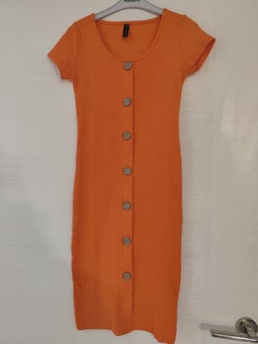 haljine za plažu c a: One size, color - Orange, Short sleeves — 1