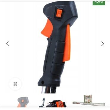 noz za kosacicu: Motor: dvotaktni, vazdušno hlađeni – Snaga: 5,2 Ks 3.8kw – Max obrtaj — 7