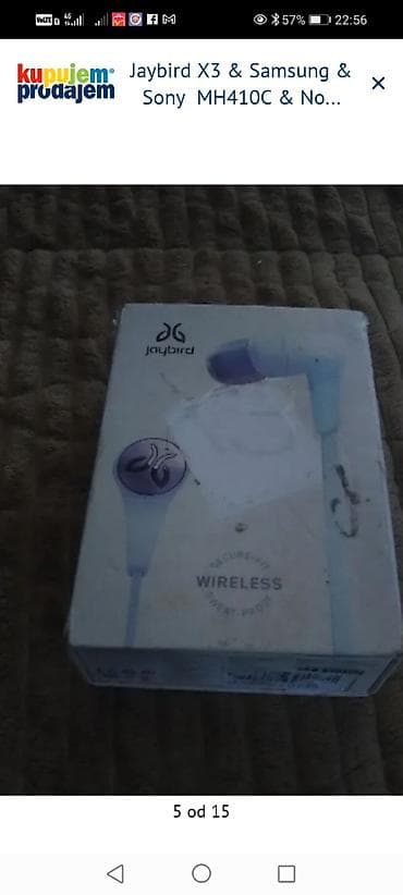price sa zvucnikom: Jaybird X3 bežične sportske slušalice sa kompletnom originalnom — 5