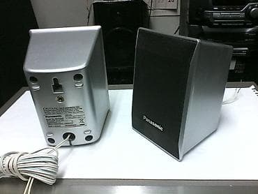 genius zvucnici: Panasonic- 2 satelita x 110 wati, sa kablovima, odlicno ocuvani; — 1