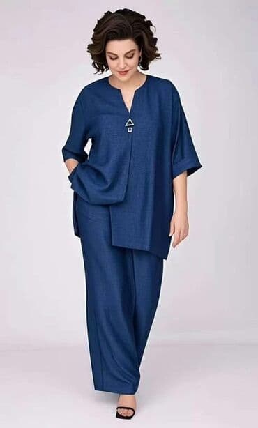 pojasevi za haljine: 2XL (EU 44), 3XL (EU 46), 4XL (EU 48), Single-colored, color - Light blue — 1