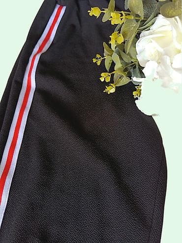 doca tasne: Crni komplet trenerke – gornji deo i donji deo - Materijal: mekana — 6