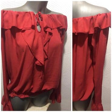 zimske jakne c a: Nova off-the-shoulder L-XL Prelepa,cistog viskoznog — 1